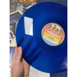 Rock, hard rock and progressive rock vinyl LPs including Greenslade 'Bedside manners are extra', 'Time and Tide', Nazareth 'No mean city', 'Close enough for Rock 'n' Roll', 'tattooed on my brain', 'Rampant', 'expect no mercy', Magnum 'Marauder', 'Anthology', 'Kingdom of Madness', 'Lost On The Road To Eternity' etc (19)