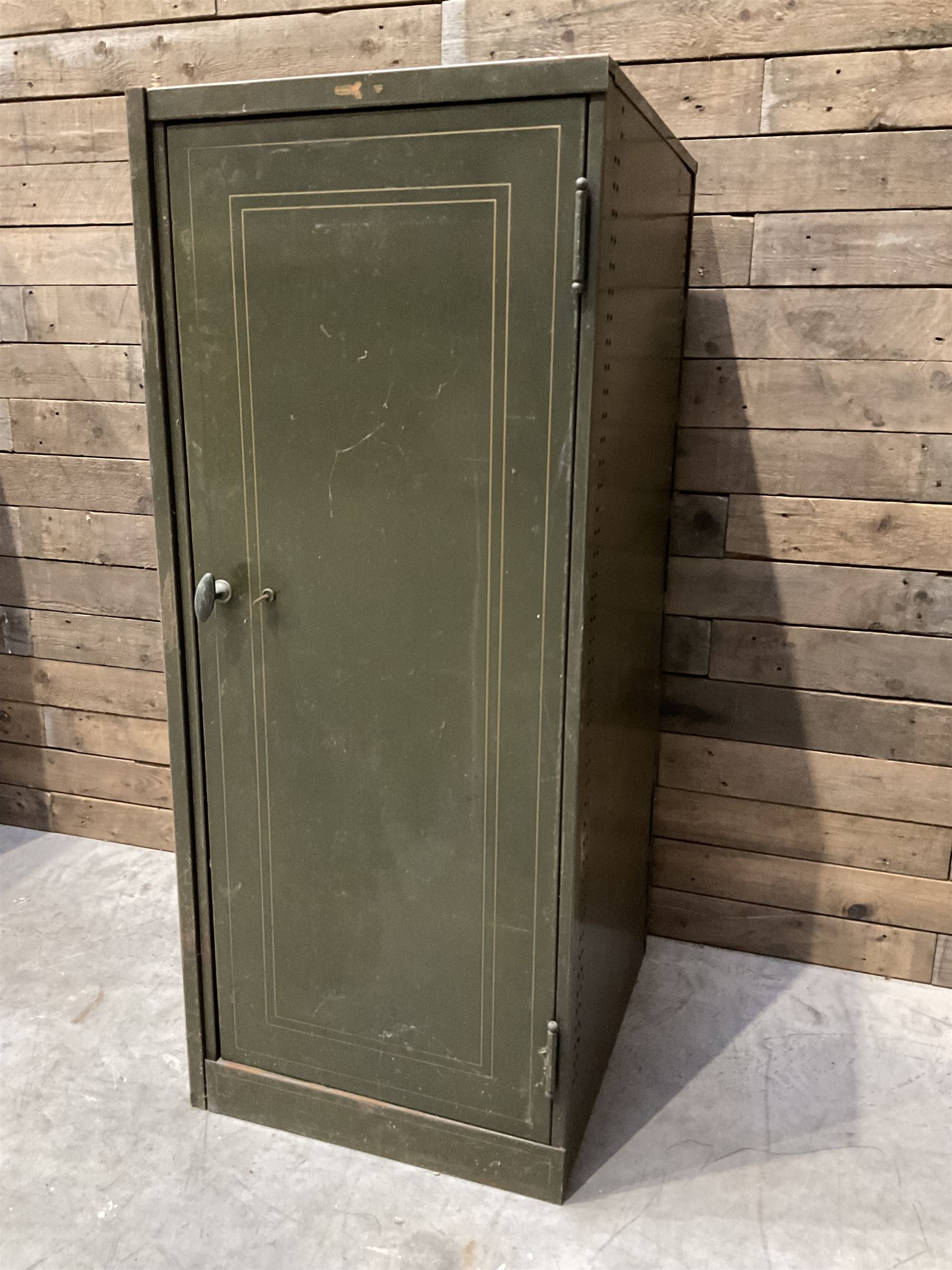 Art Metal Steel Office Furniture - mid-20th century lockable cupboard