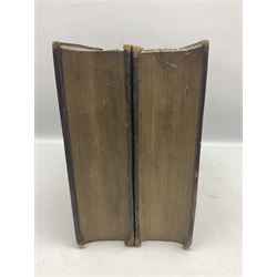 Johnson, Samuel; A Dictionary of the English Language, sixth edition in two leather bound volumes London 1785