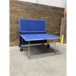 Cornilleau 100S crossover table tennis table, folding with cover