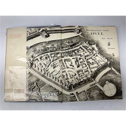 Lutyens & Abercrombie: A Plan for the City and County of Kingston upon Hull. 1945 with dustjacket; disbound copy of Sketches of Beverley and the Neighbourhood Ndc1882; and Jackson's Handbook for Tourists in Yorkshire and the Complete History of the County. 1891 (3)