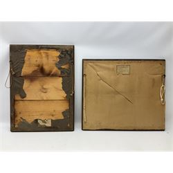 Robert Walker Macbeth (Scottish 1848-1910): 'The Ferry - Five Miles from Anywhere Pub' Upware Ely, etching signed in pencil; Fred Slocombe (British 1847-1920): Woodland path, etching signed in pencil, max 28cm x 40cm (2)