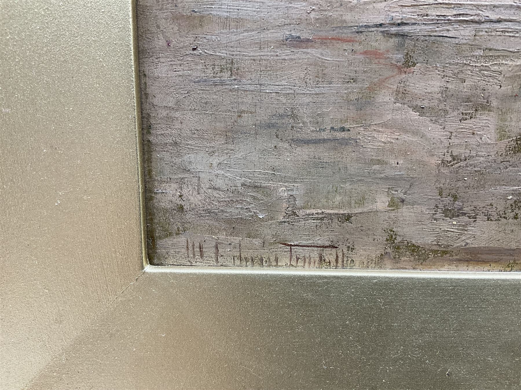 William Edwin Tindall (British 1863-1938): Peaceful Waters, oil on panel signed 34cm x 24cm  