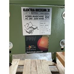 ELEKTRA BECKUM HOBELMASCHINE HC 260 surface planer 