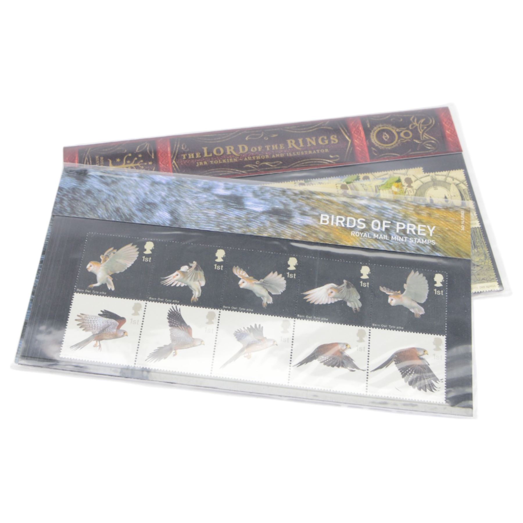 Queen Elizabeth II mint decimal stamps, all first class presentation packs, face value of usable postage approximately 300 GBP