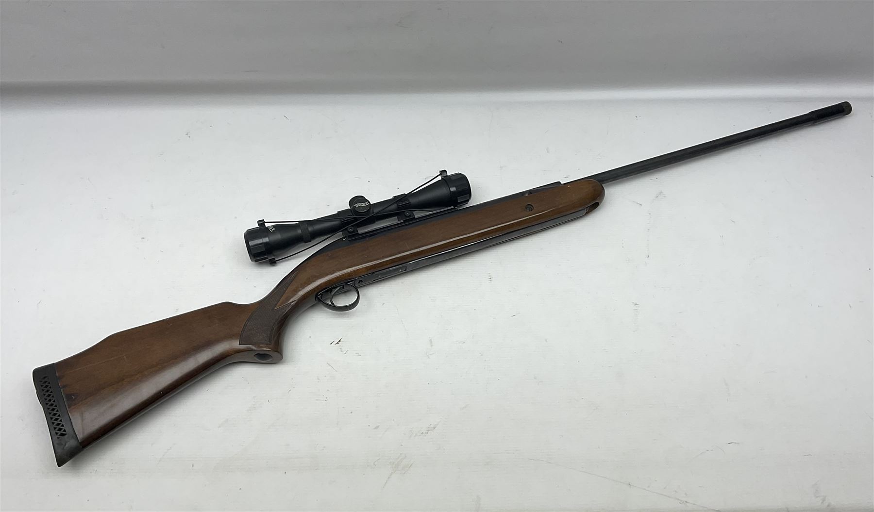 BSA .22 air rifle with under-lever action, the 51cm (20