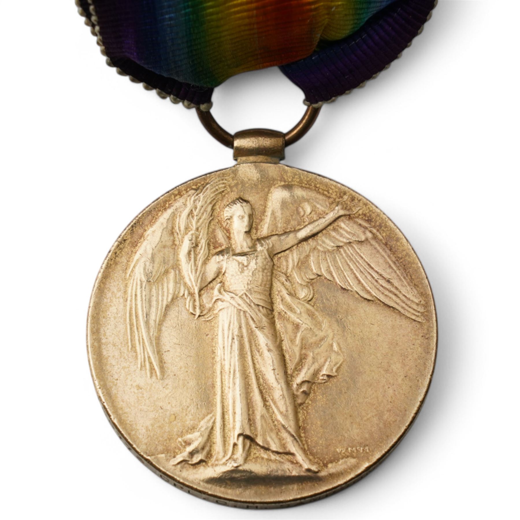 First World War Territorial Efficiency group of three medals to 136773 Cpl C H Sampson R.A. comprising British War Medal, Victory Medal and Territorial Efficiency Medal (483 Cpl C H Sampson R.G.A.)