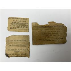 WWI pair of medals comprising Mercantile Marine medal and British War medal, awarded to Dominic L Kelly; both with ribbons and part original packaging and a Victoria Diamond Jubilee medallion.