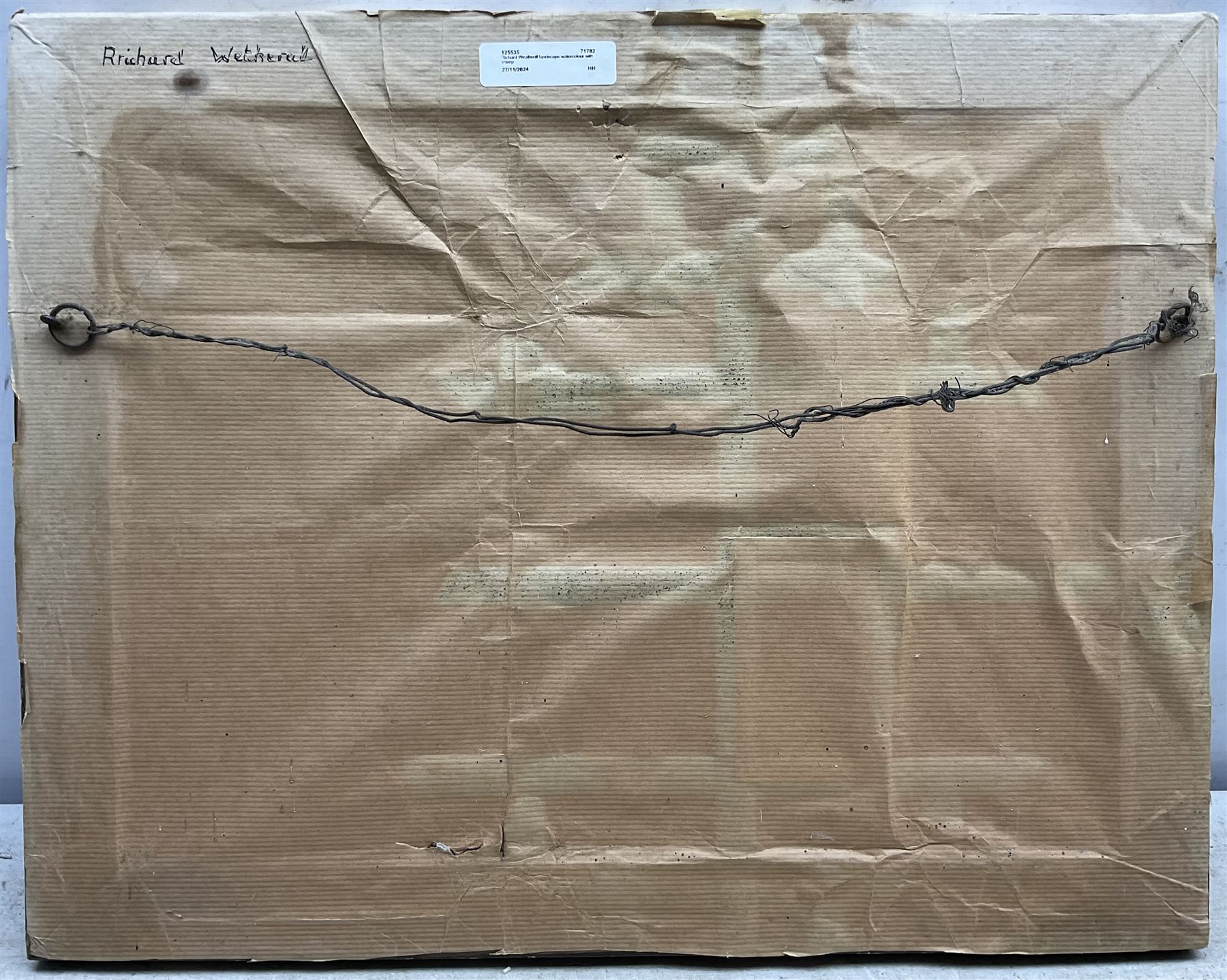 Richard Weatherill (British 1844-1913): Ship and Coble near Saltwick Nab, watercolour signed 15cm x 25cm