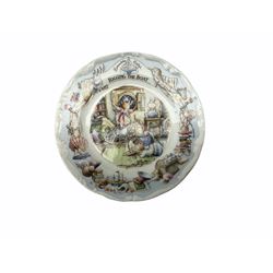 Four boxed Royal Doulton Brambly Hedge plates, comprising Dining by the Sea, Homeward Bound, Meeting on the Sand, and Rigging the Boat. 