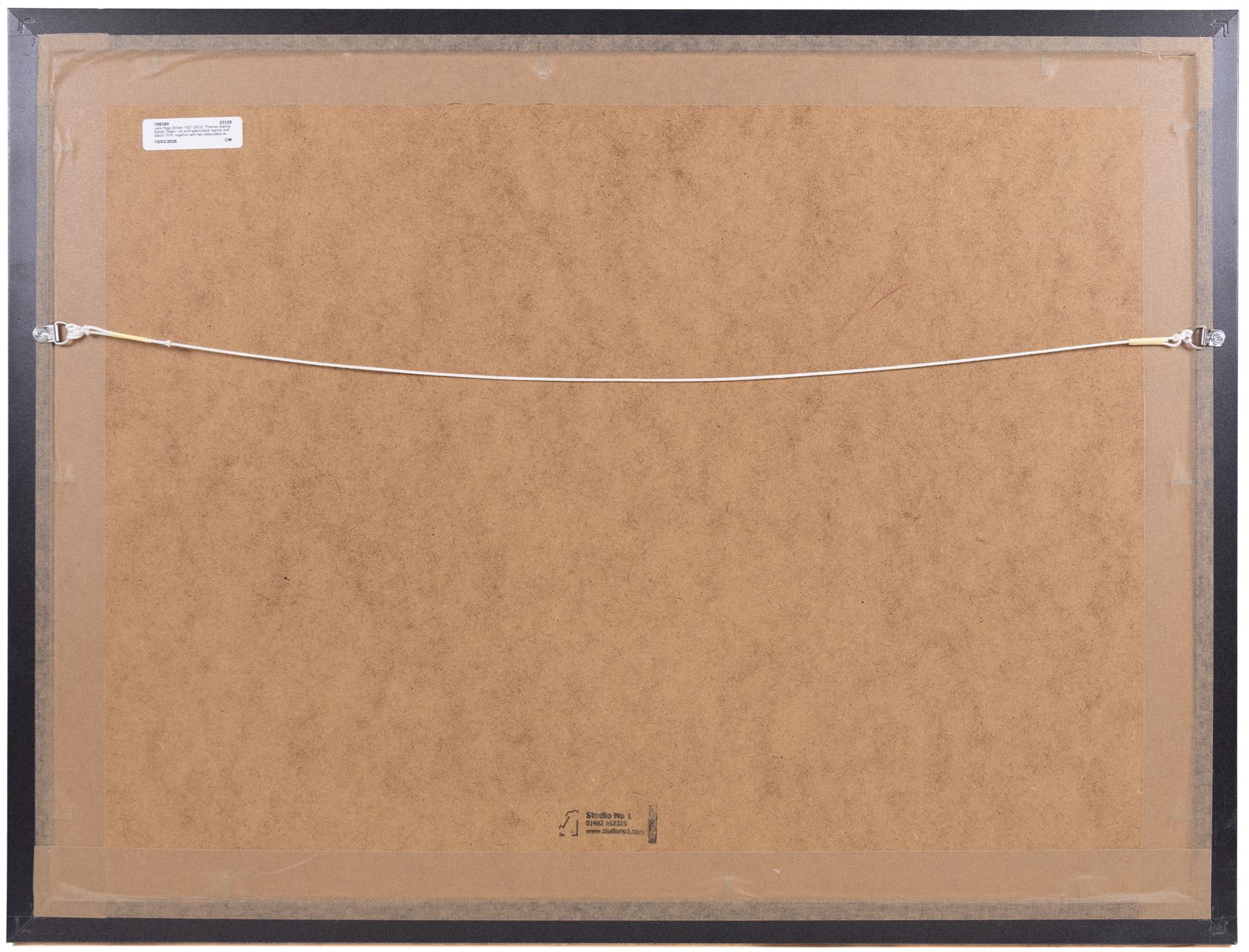 Jack Rigg (British 1927-2023): Thames Sailing Barge 'Dawn', ink and watercolour signed and dated 1976, together with two associated sketches 37cm x 53cm 
