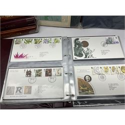 Great British and World stamps, including various Queen Elizabeth II first day covers many with printed addresses and special postmarks, album of Bulgaria with earlier examples, Barbados, Canada, Ireland, Ghana, Germany, Montserrat etc, housed in various albums, folders and loose