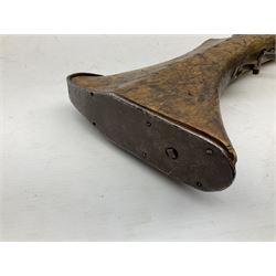 SHOTGUN CERTIFICATE REQUIRED - Modern 20-bore matchlock muzzle loading Civil War type musket, with 92.5cm(36