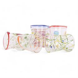 Massimo Lunardon, set of six Goto tumblers, H11cm