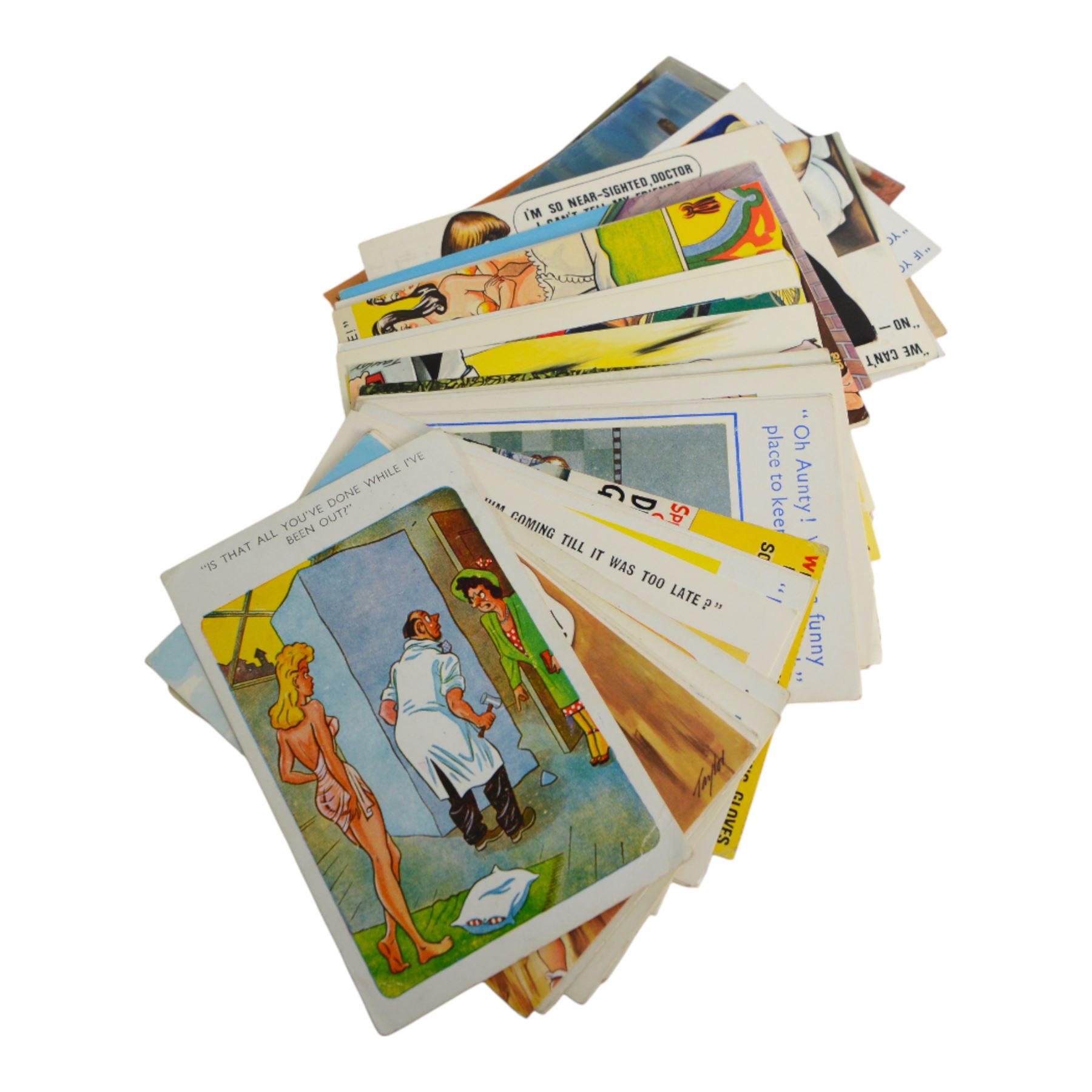 Collection of Bamforth Comic and other similar postcards