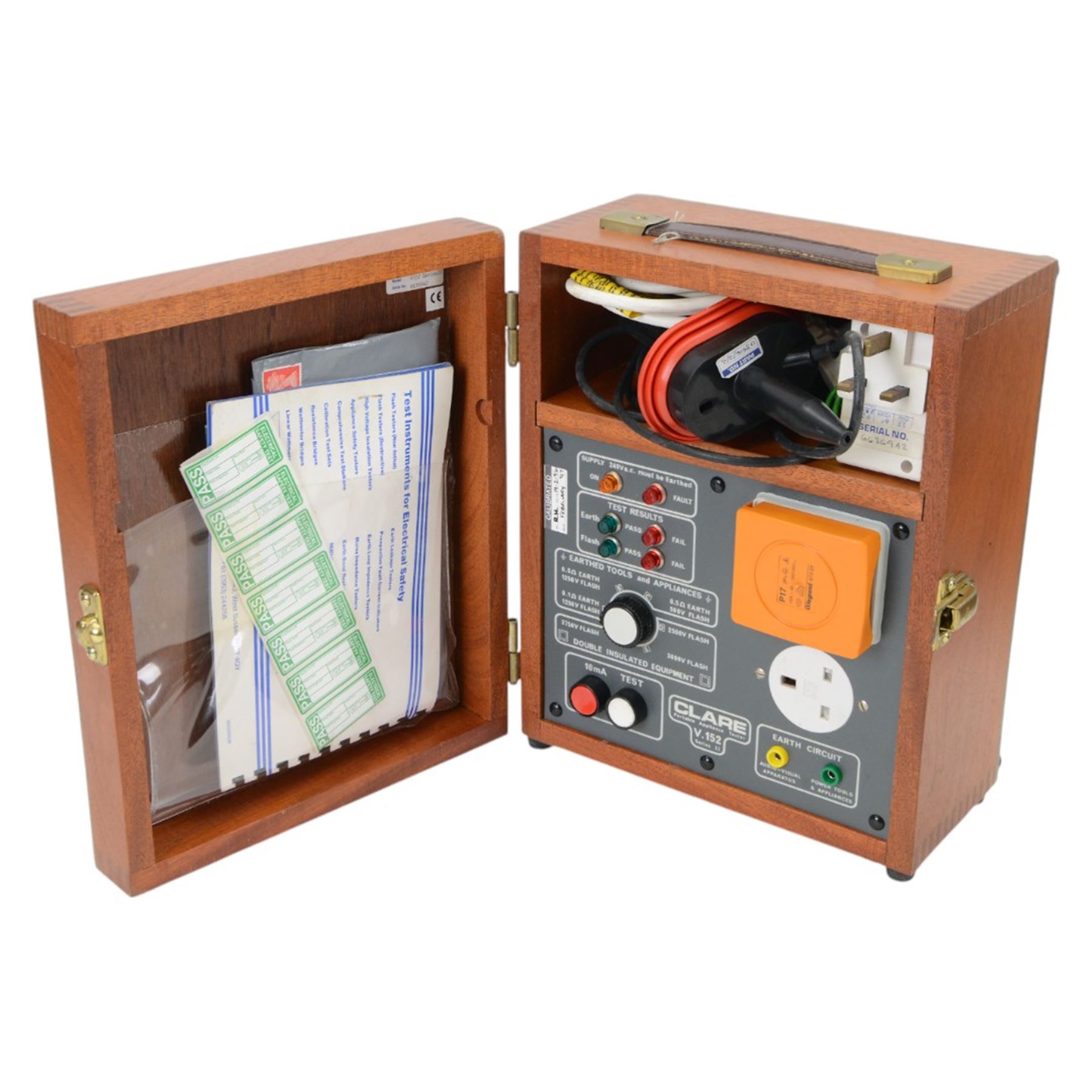 Advance Electronics Ltd Signal Generator E2 serial no. 10457, together with a Telequipment Serviscope no. S32A, Clare V152 Series II Electrical Safety Tester, Clare V185 Series II Extension Lead Tester and a W.G. Pye & Co. Ltd Portable Wheatstone Bridge