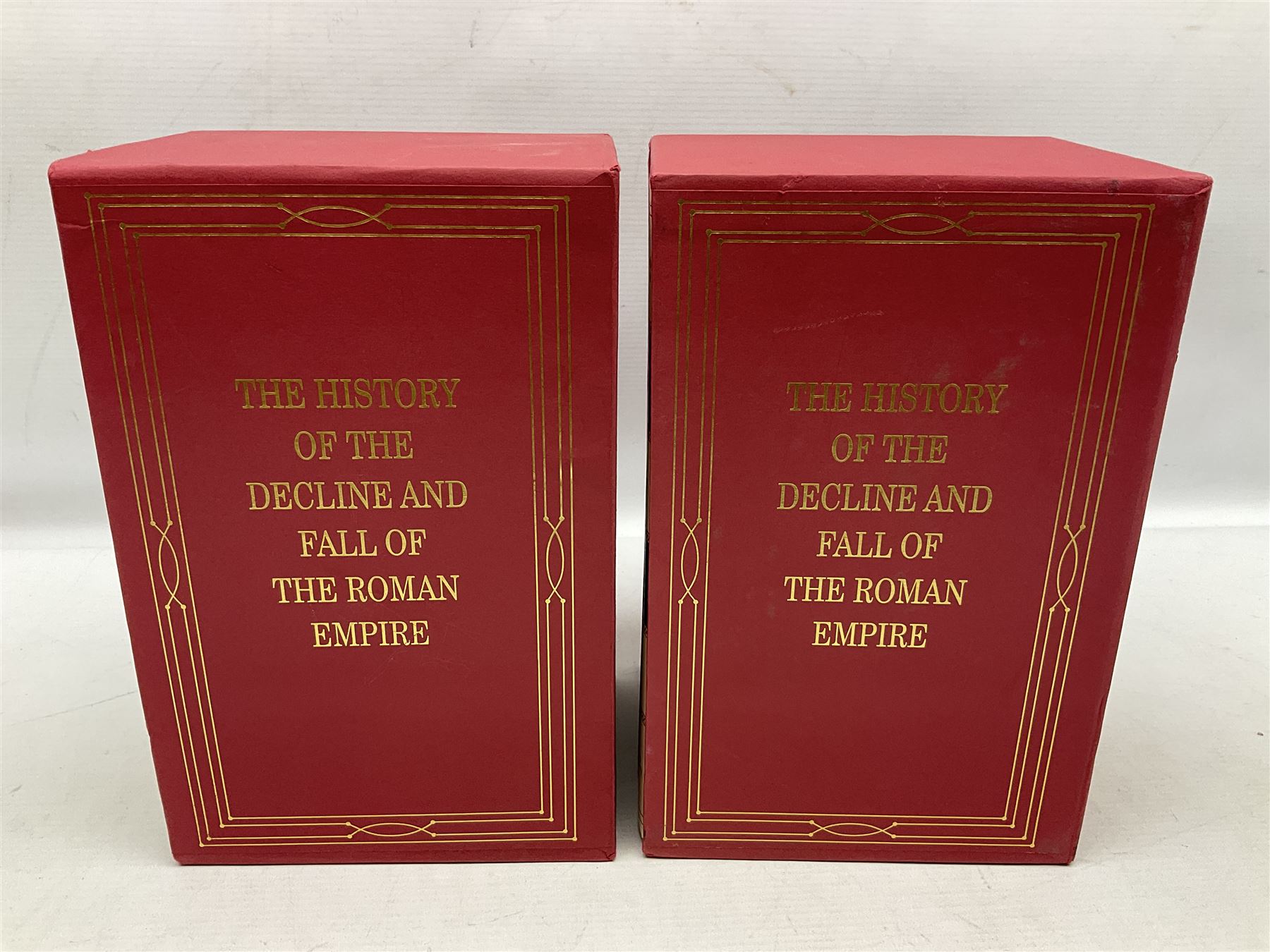 The Folio Society; The History of The Decline and Fall of The Roman Empire, eight book set in two cardboard sleeves