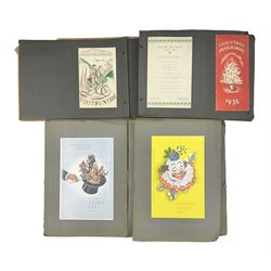 Local history - menus from the Pavilion 