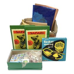 Collection of stamps and coins, to include first day covers, foreign stamps, including Greece, Germany, Canada, Dominica etc