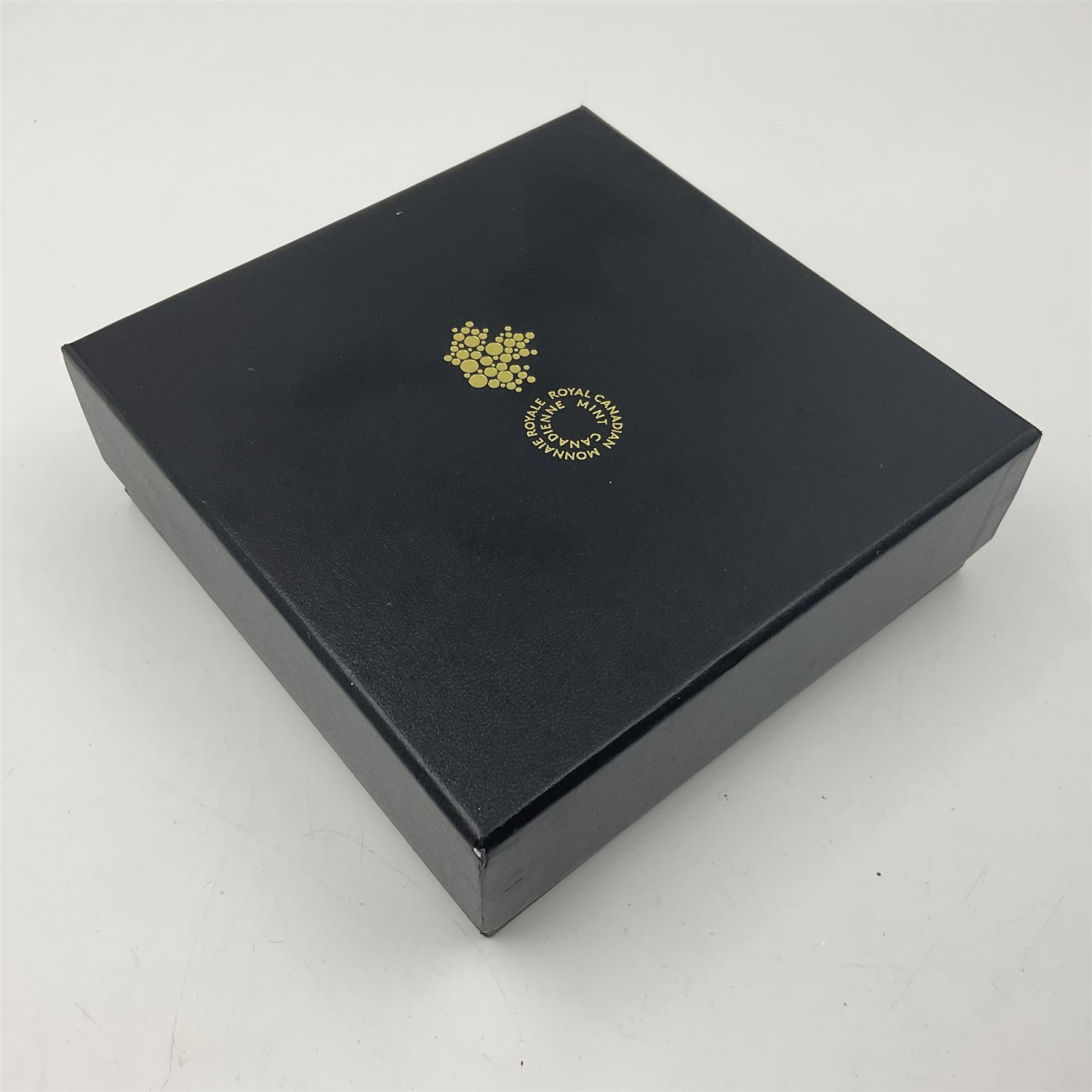 Royal Canadian Mint 2022 'Maple Leaves in Motion' fine silver fifty dollar coin, cased with certificate