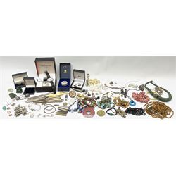 Silver jewellery to include bangles, bra