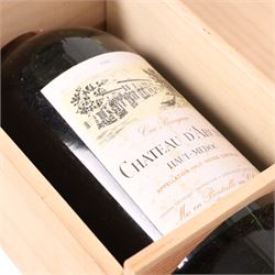 Chateau D'Ache, 1970, Haut Medoc, double magnum, 3l unknown proof   
