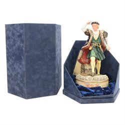 Royal Doulton, Christopher Columbus HN3392, limited edition 849/1400, with box and certificate, H30cm
