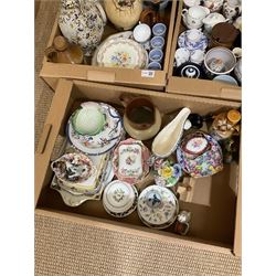 Assorted ceramics, to include Hornsea, Carlton Ware, Copeland & Garrett, various teawares and other decorative ceramics, etc., in three boxes 