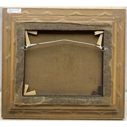 Frederic Stuart Richardson (Staithes Group 1855-1934): The Goose Girl, oil on canvas signed 29cm x 34cm