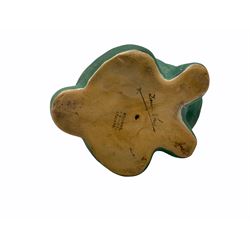 Large Bourne Denby green rabbit, with printed mark beneath, H26cm