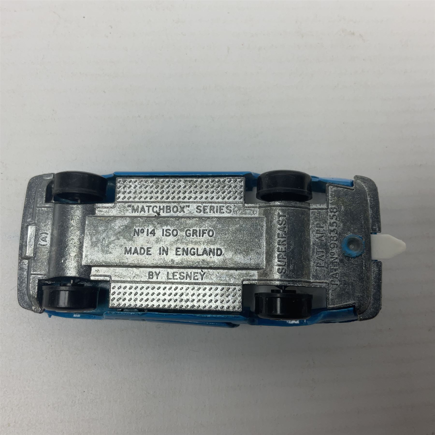 Matchbox 1-75 Series 'Superfast' ex-shop stock - eight models comprising 9e AMX Javelin, 13e Baja Buggy, 14d Iso Grifo, 19e Road Dragster, 22d Freeman Intercity Commuter, 23e Volkswagen Camper, 27e Lamborghini Countach and 29d Racing Mini; all boxed (8)