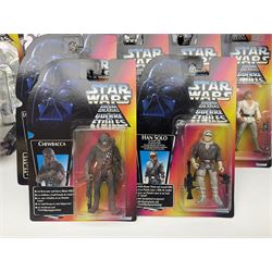 Star Wars - twenty-four carded figures including nineteen La Guerra De Las Galaxias La Guerre Des Etoiles; and five others; all in unopened blister packs (24)