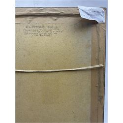 Malcolm Osborne CBE RA PPRE (British 1880-1963): Figure Studies, penceil unsigned, provenance verso 13cm x 9cm; Clifford Hall (British 1904-1973): The Clown 'Albert Procter', pencil titled unsigned, provenance verso 18cm x 11cm (2)