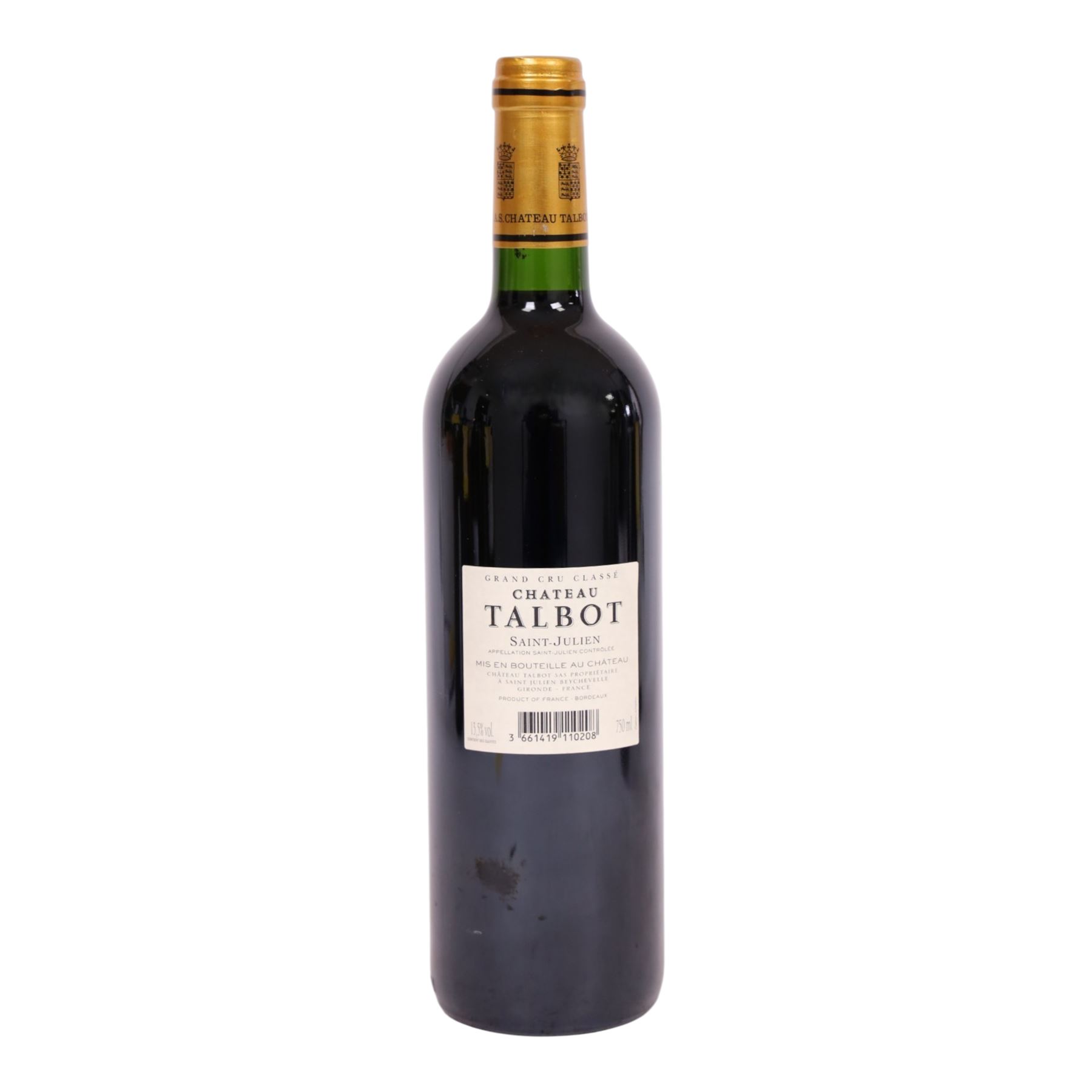 Chateau Talbot 2010 Saint-Julien 750ml, 13.5%