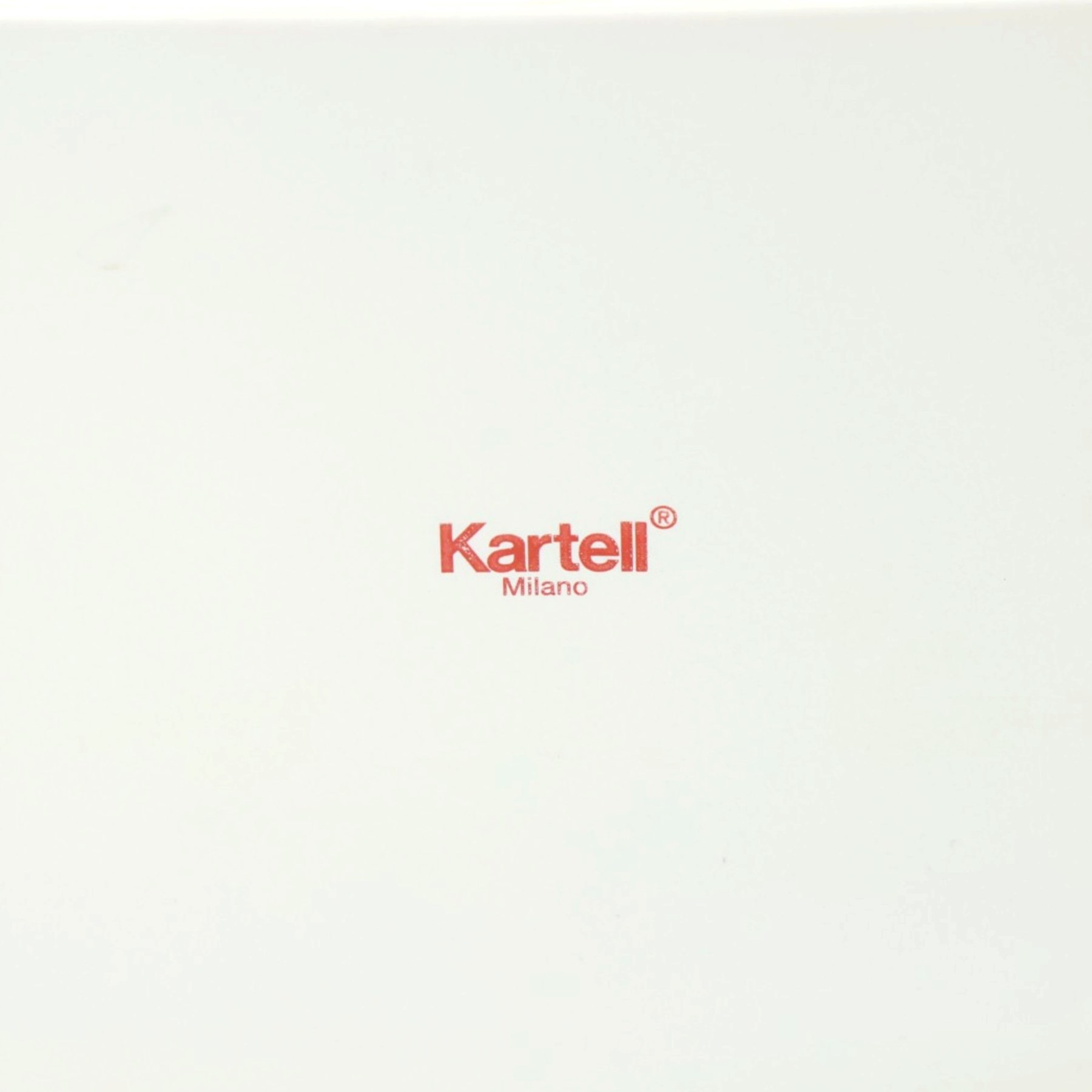 Philippe Starck (1949-) with Eugeni Quitllet (1972-) - Kartell ‘Masters’ armchair, white moulded plastic construction, intertwined curvilinear back with integral arms, dished seat raised on slender tapering legs