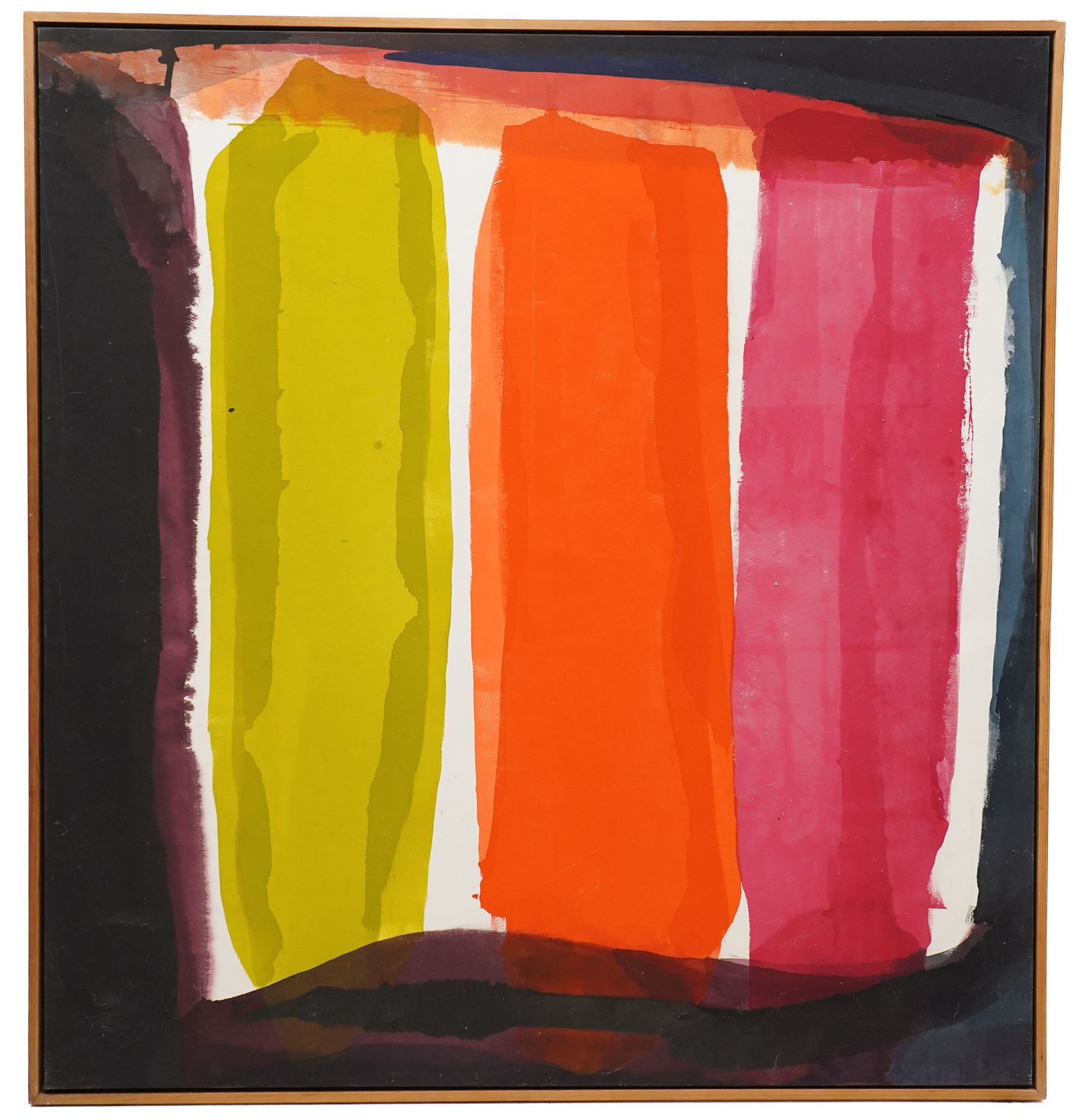 Gillian Ross Kelsey (British 1935-2025): 'XXL Three Kings', acrylic on canvas unsigned 165cm x 156cm