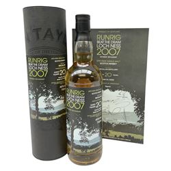 Macallan, 20 year old, Runrig Beat the Dram Scotch whisky, limited edition 333/500, 700ml, 46% vol, in tube