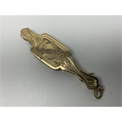 Early 20th century gold lorgnette