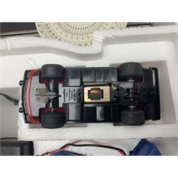 Scalextric - Set 300 with TR7 rally cars, controllers, power unit, track and paperwork; boxed