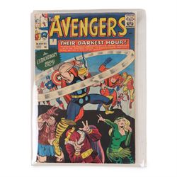Three Marvel Silver Age 'The Avengers' comic books, comprising issues #7, #8 and #10