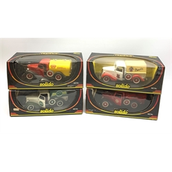 Four Solido Prestige die-cast models of Ford Pick-Up trucks with various liveries, all boxed (4)