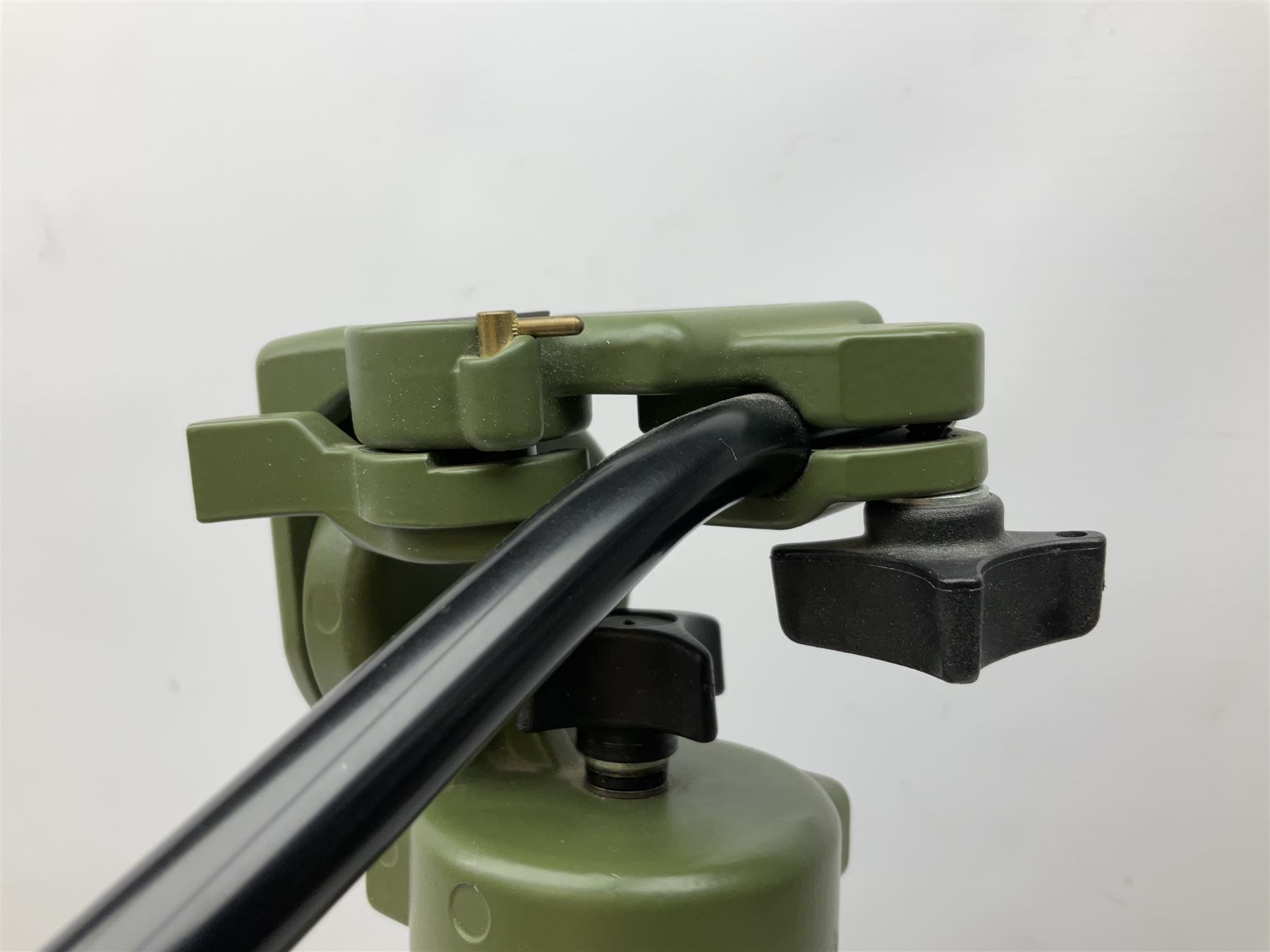 Leica APO-Televid 77 Spotting Scope,chrome, serial no. 2050411, with Manfrotto tripod, serial no. 190NAT2