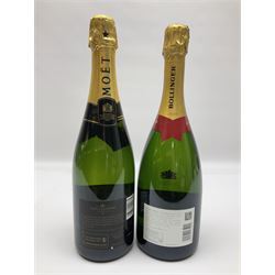 Bollinger special cuvee champagne, 75cl 12% vol, and Moet & Chandon imperial champagne, 750ml, 12% vol (2)