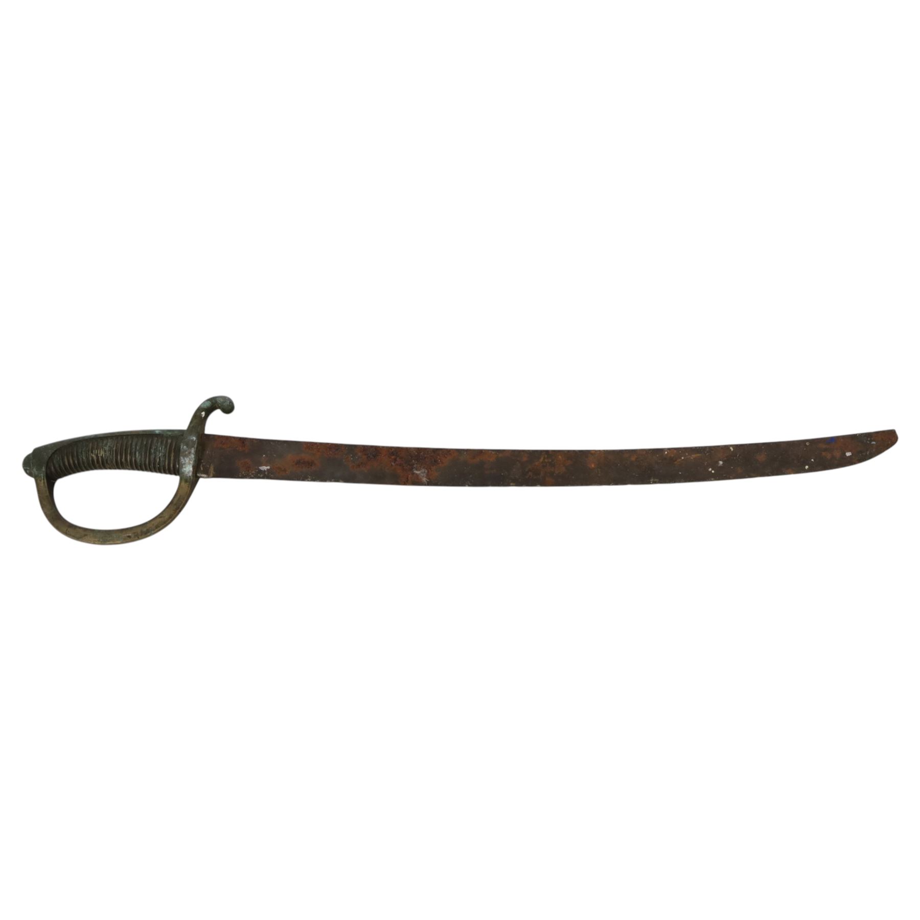 WWI German sawback bayonet, French Briquet and, early 20th century silver white metal fish topped sword stick