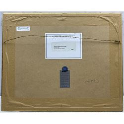 Samuel Atkins (British 1760-1810): 'Leaving a Bay', oval watercolour signed 23cm x 33cm 
Provenance: private collection, purchased Abbott and Holder, Museum Street, London, label verso; with Woolley & Wallis 24th September 2014 Lot 95