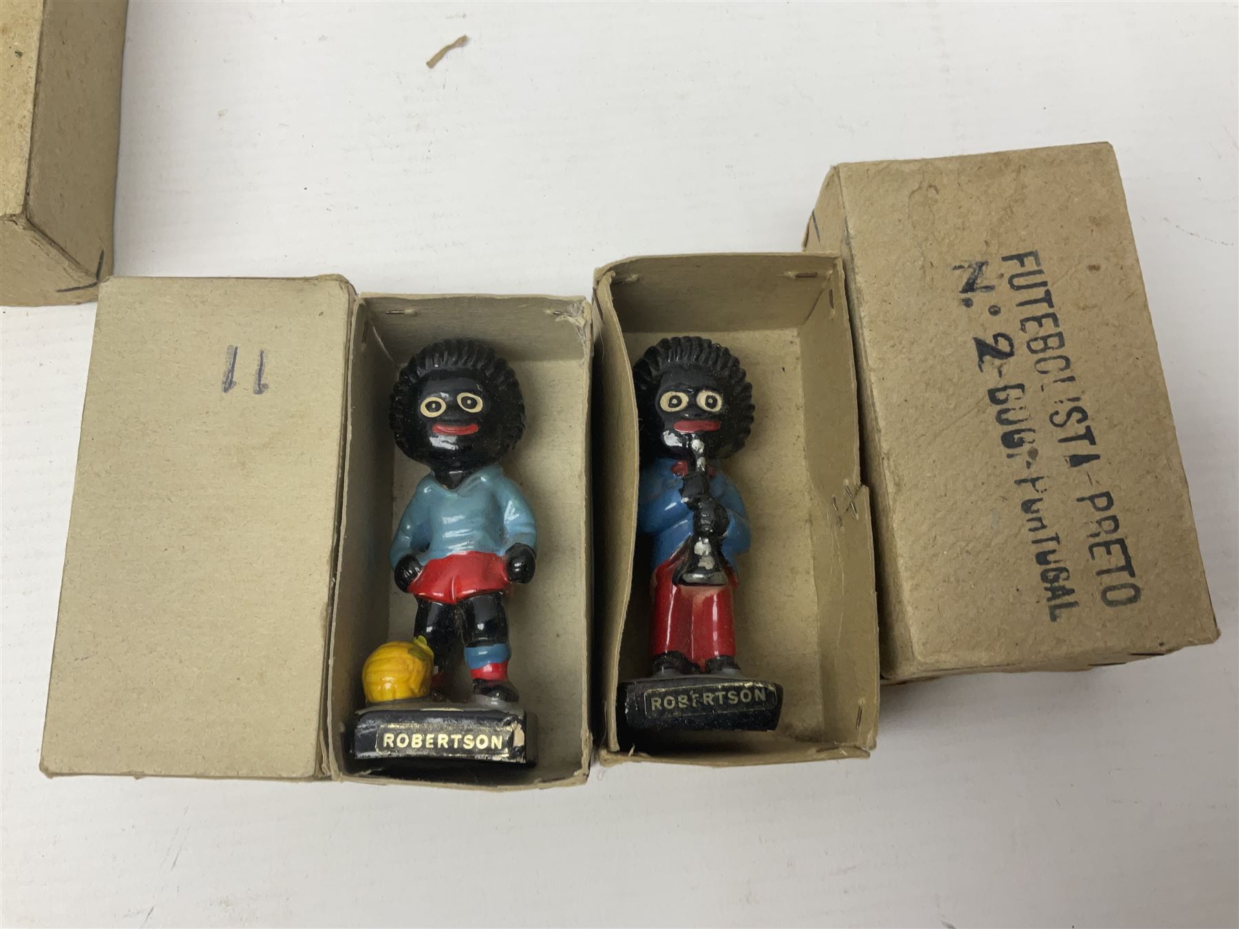 Collection of twenty two Robertson golly figures, H8cm