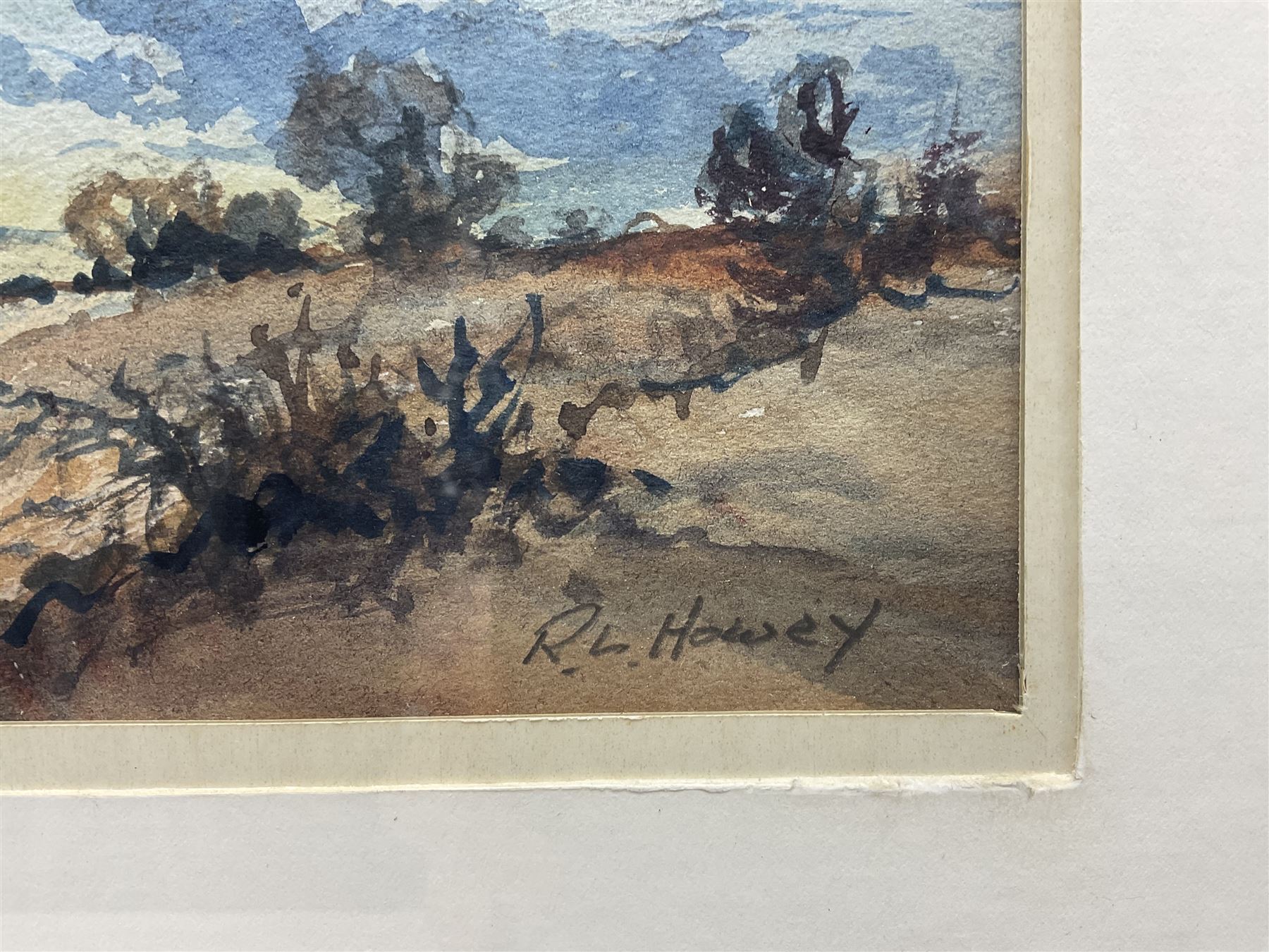 Robert Leslie Howey (British 1900-1981): 'Rosebery Topping - Cleveland', watercolour signed, titled and dated 1972 verso 26.5cm x 33cm