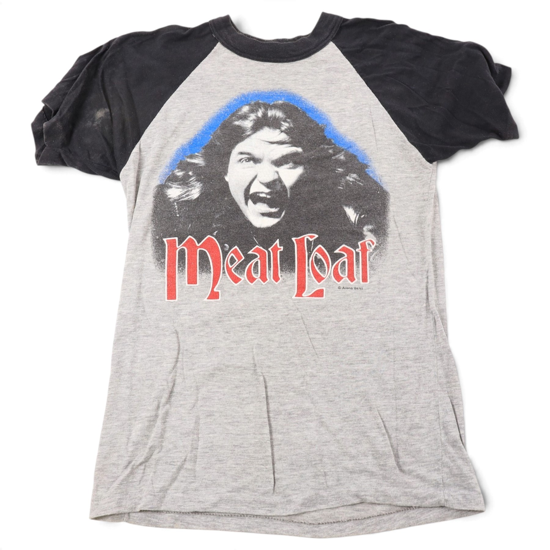 1982 Meatloaf Neverland Express tour scarf and programme, together with a 1984/5 Meatloaf tour t-shirt