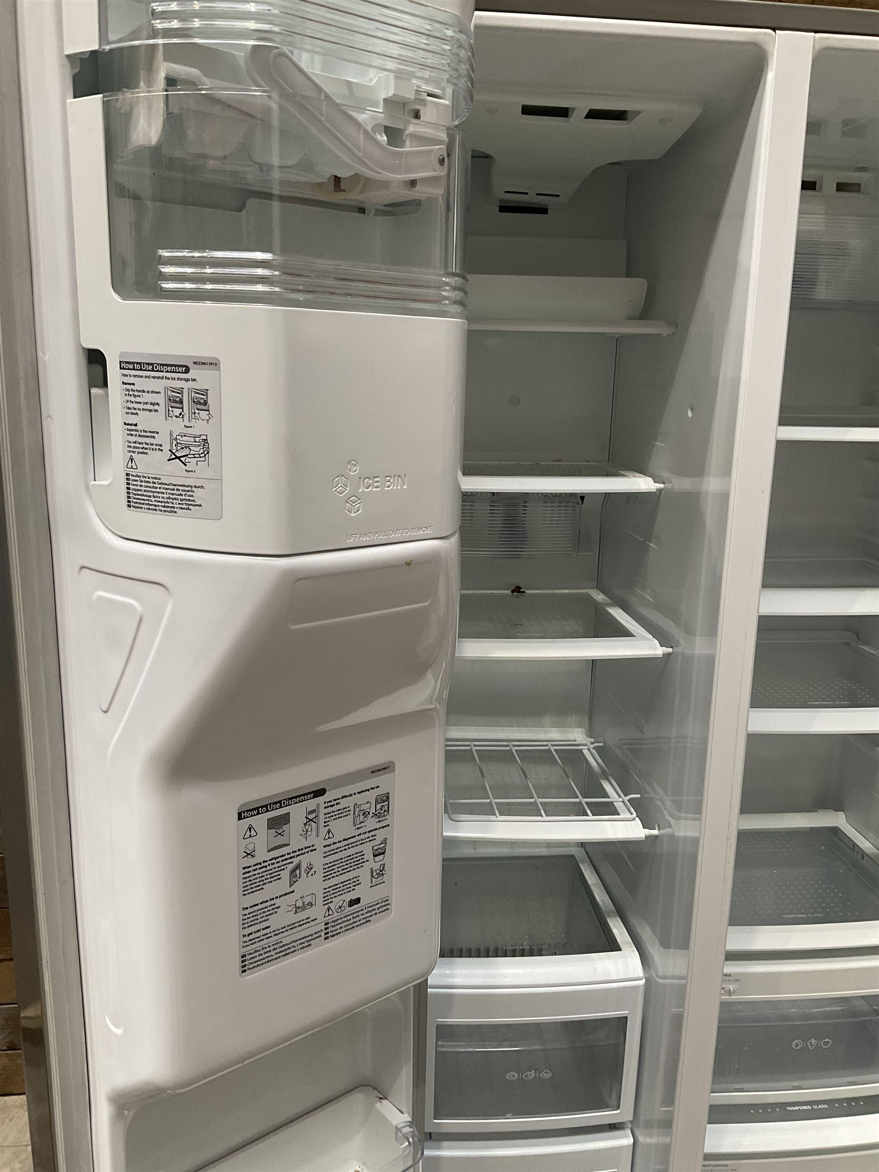 LG American style fridge freezer
