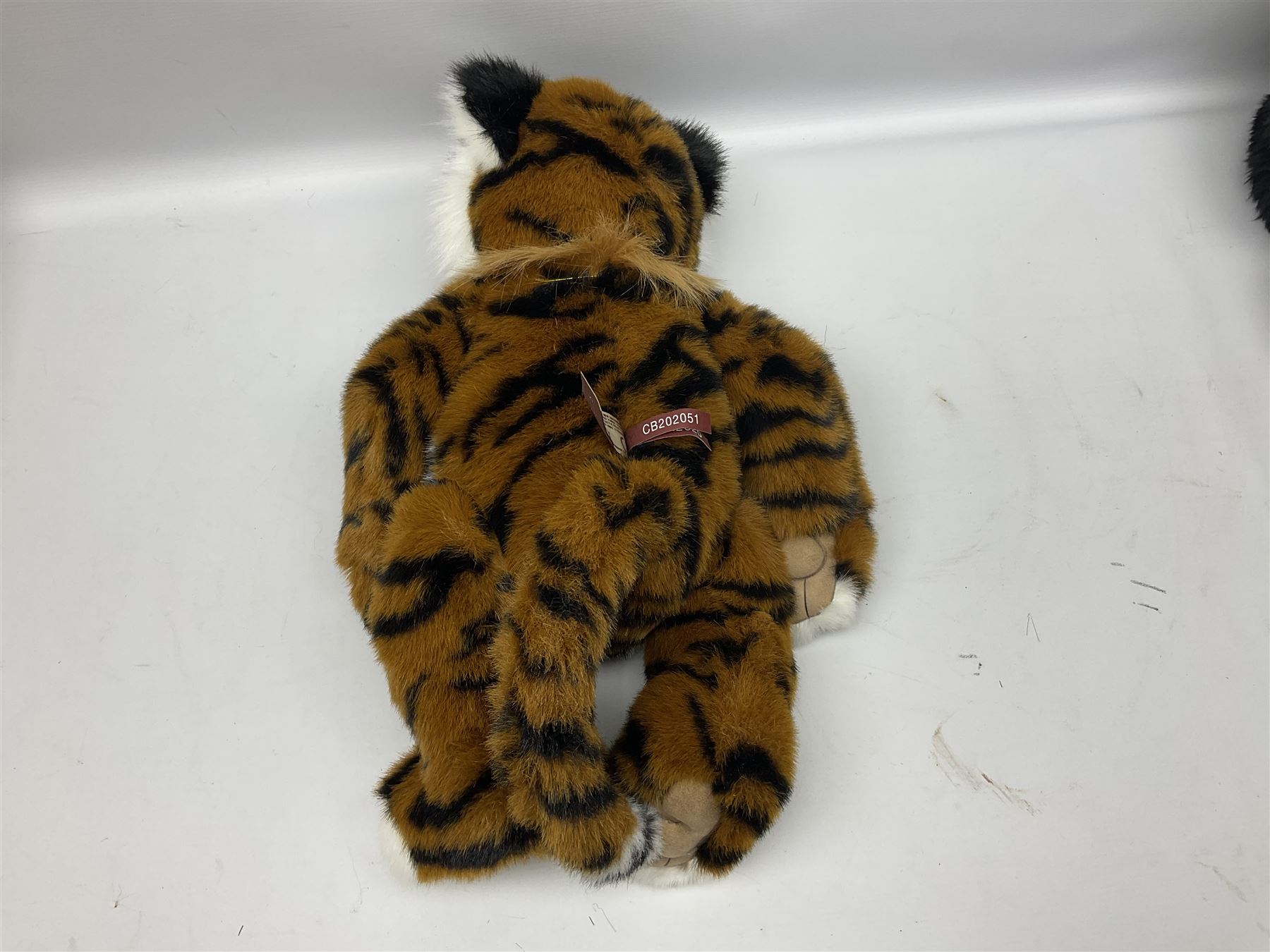 Four Charlie Bears, comprising Konig CB202051, TeaLeaf CB141479, and Pimky CB161656B, each designed by Isabelle Lee, and Hari Hi Way CB175131, all with tags